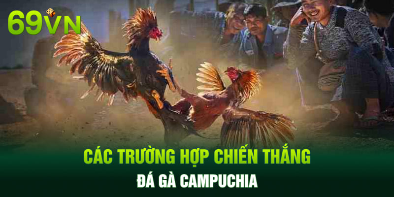 Các trường hợp chiến thắng đá gà Campuchia