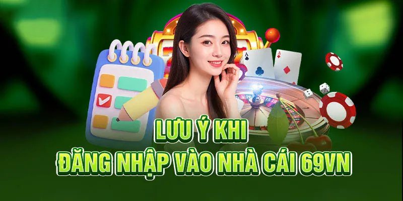 Một số điều cần lưu ý khi thực hiện đăng nhập 69VN